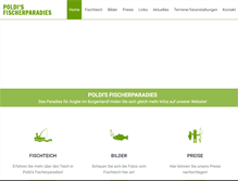 Tablet Screenshot of poldis-fischerparadies.at